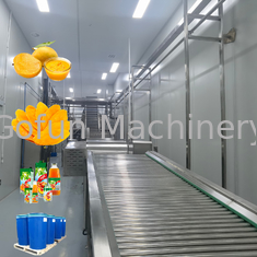 เครื่องแปรรูปน้ำมะม่วงอุตสาหกรรม SUS304 20T / H ISO9001