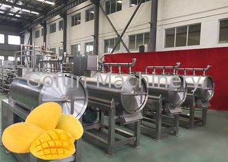 สายการผลิตแยมมะม่วงอุตสาหกรรม 500T / D เครื่องทำผลไม้สด