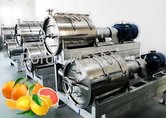 SS304 Turnkey Citrus สายการผลิตอุปกรณ์การแปรรูปน้ำส้มอัตโนมัติ 10 T / H