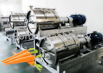 เครื่องแยกน้ำแครอทสายการผลิตแครอทประสิทธิภาพสูง