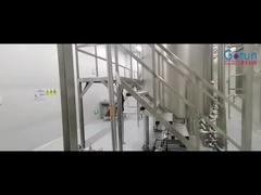 อุปกรณ์ใดที่ใช้ในการฆ่าเชื้อน้ำผลไม้ก่อนบรรจุภัณฑ์？