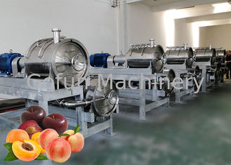 การควบคุม PLC 3tons / วัน Peach Apricot Fruit Processing Line