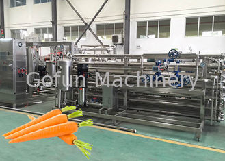 เครื่องจักรโรงงานแปรรูปแครอทประหยัดพลังงานน้ำผลไม้รสชาติดี