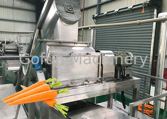 เครื่องจักรโรงงานแปรรูปแครอทประหยัดพลังงานน้ำผลไม้รสชาติดี