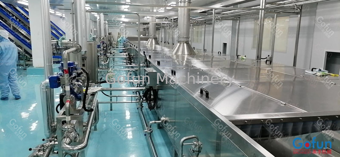 สายการผลิตมะม่วงอุตสาหกรรมสำหรับแยมน้ำมะม่วงเครื่องสแตนเลส 5 t / h